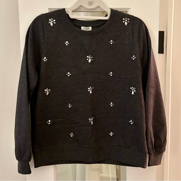 J.Crew Embellished Sweatshirt Size XS New With Tags! - Picture 8 of 10